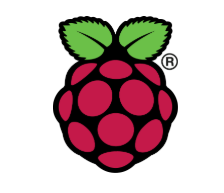 The official Raspberry Pi logo. Raspberry Pi is a trademark of the Raspberry Pi Foundation.