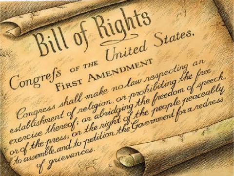 Image of Bill of Rights document
